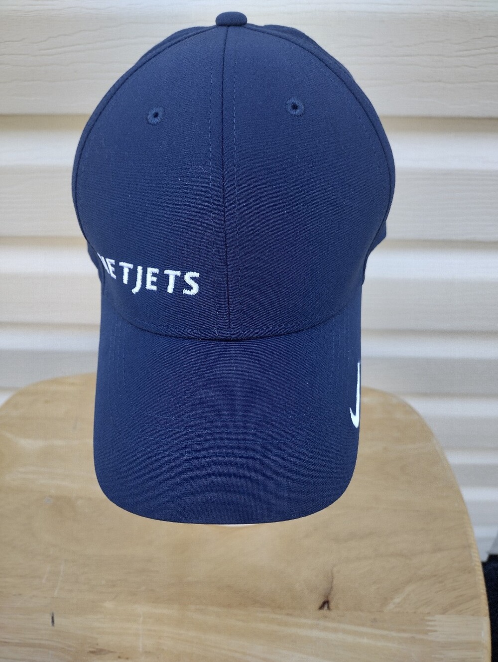 NetJets Navy Nike Golf Hat Cap Legacy DriFit Adjustable